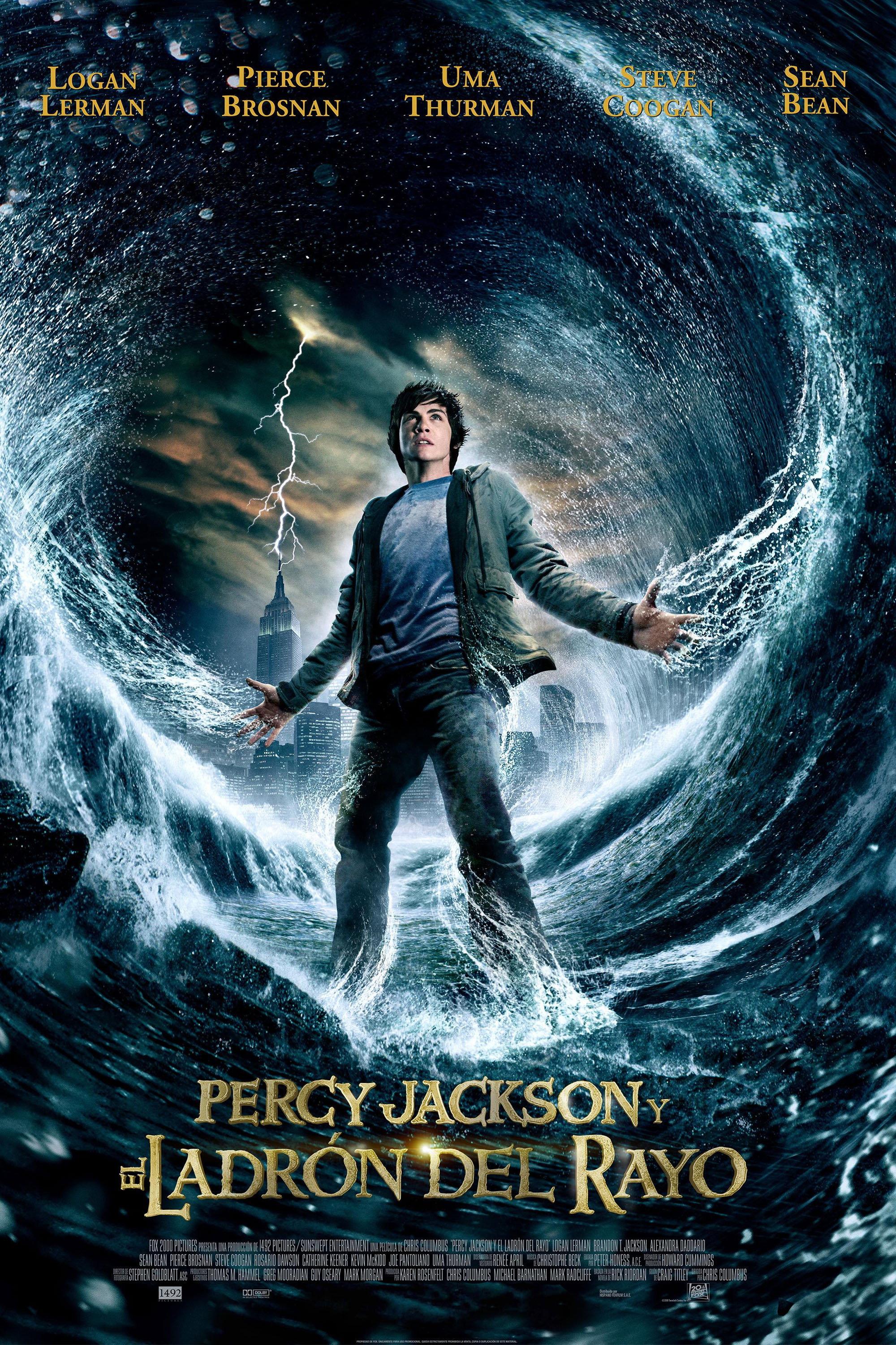 Poster Percy Jackson y el ladrón del rayo