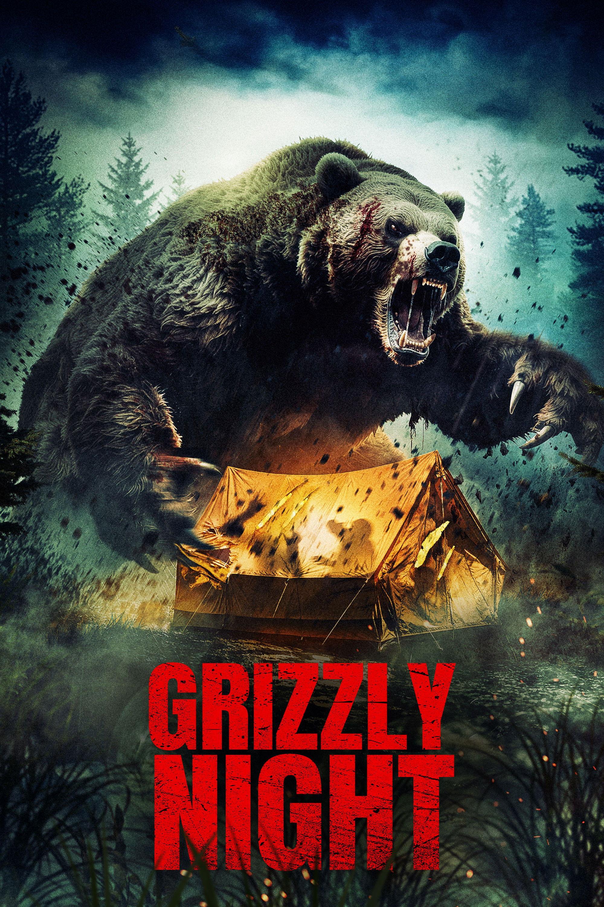 Poster Grizzly Night