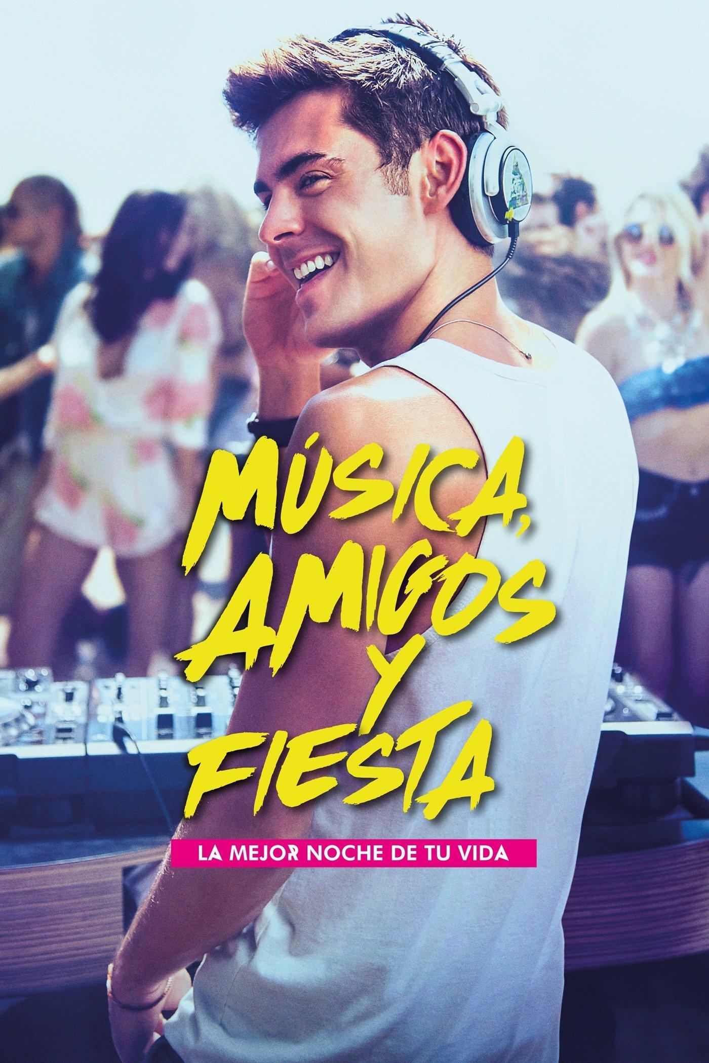Poster Música, Amigos y Fiesta