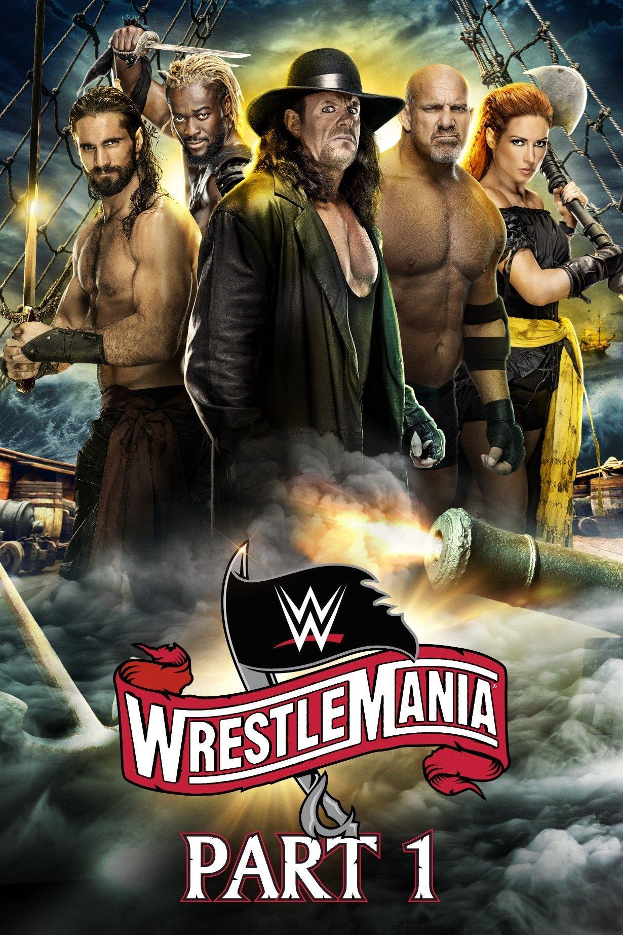 Poster WrestleMania 36: Noche 1