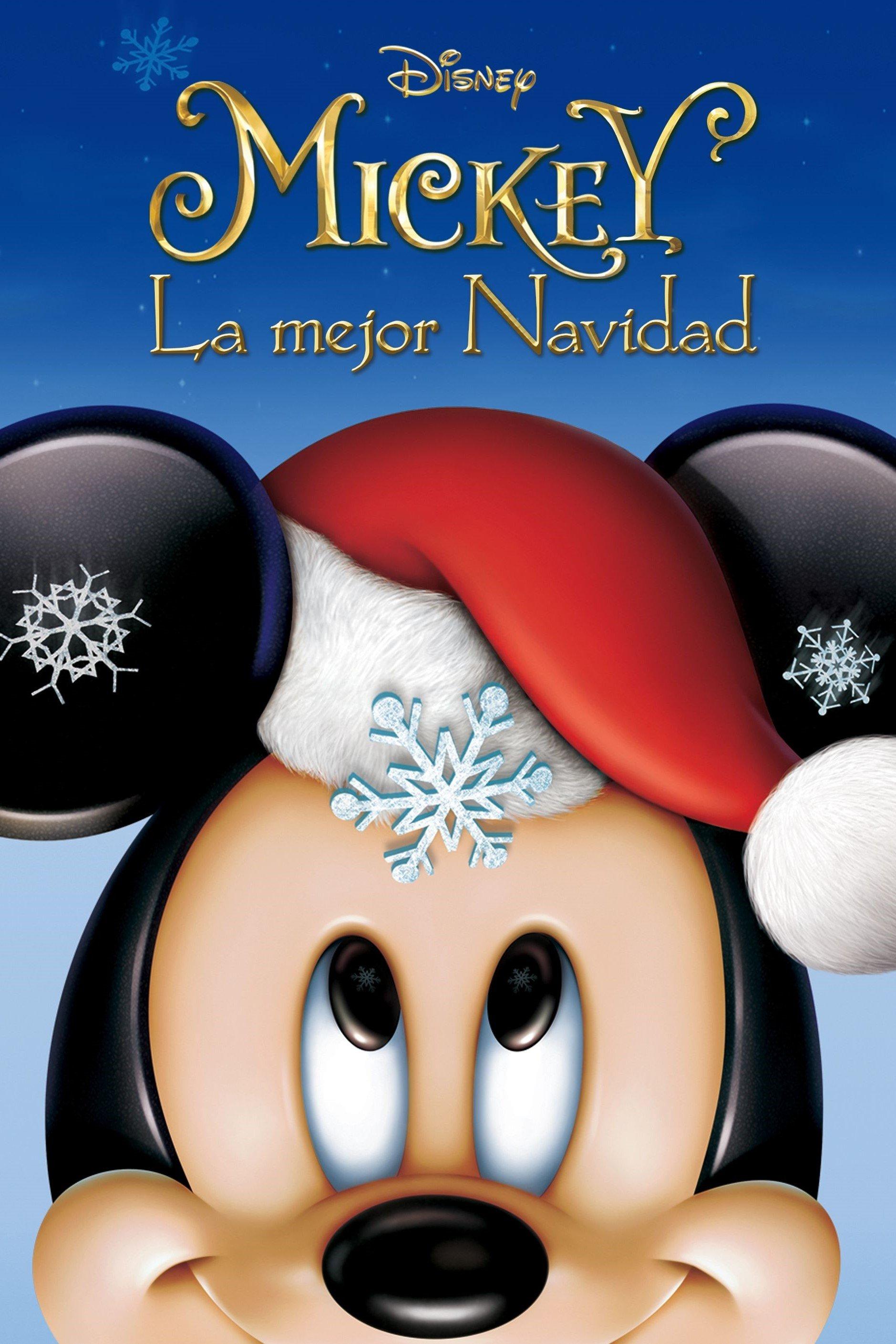 Poster Mickey y sus amigos juntos otra Navidad
