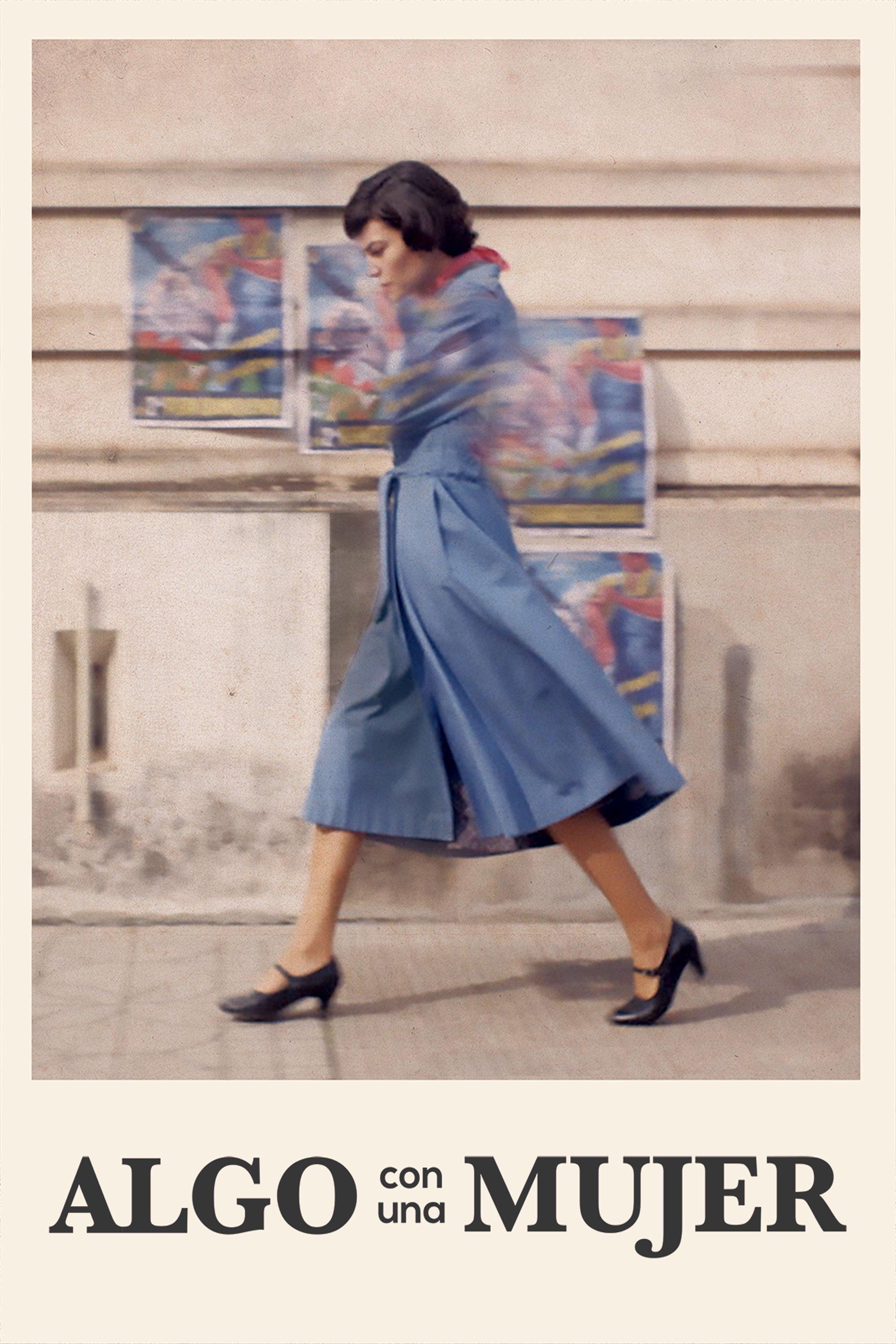 Poster Algo con una mujer