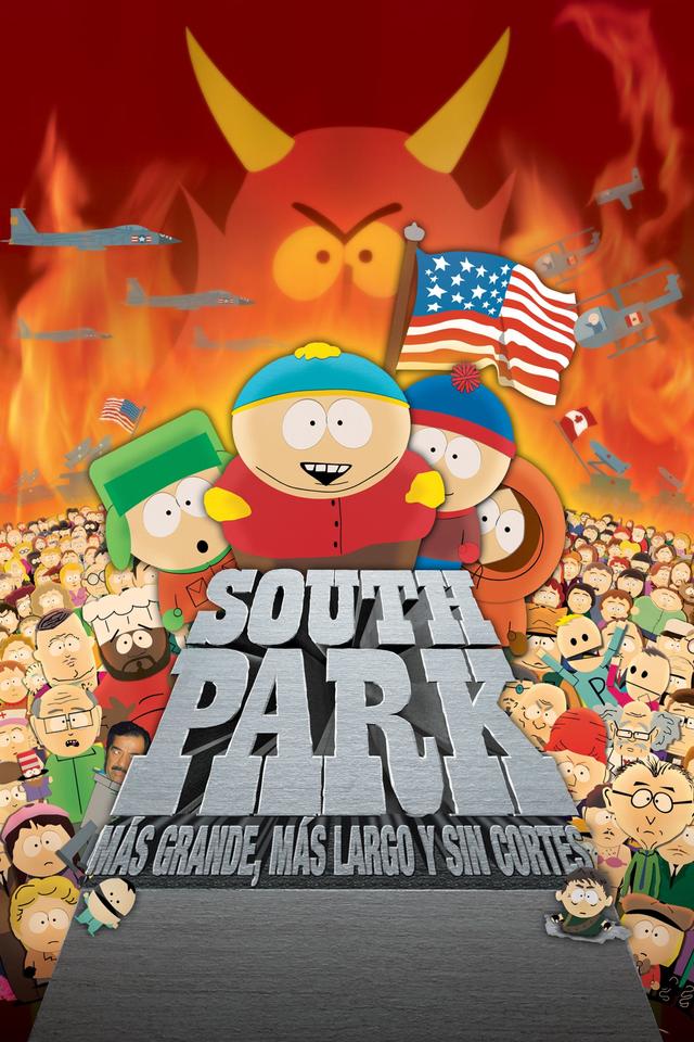Poster South Park. Más grande, más largo y sin cortes