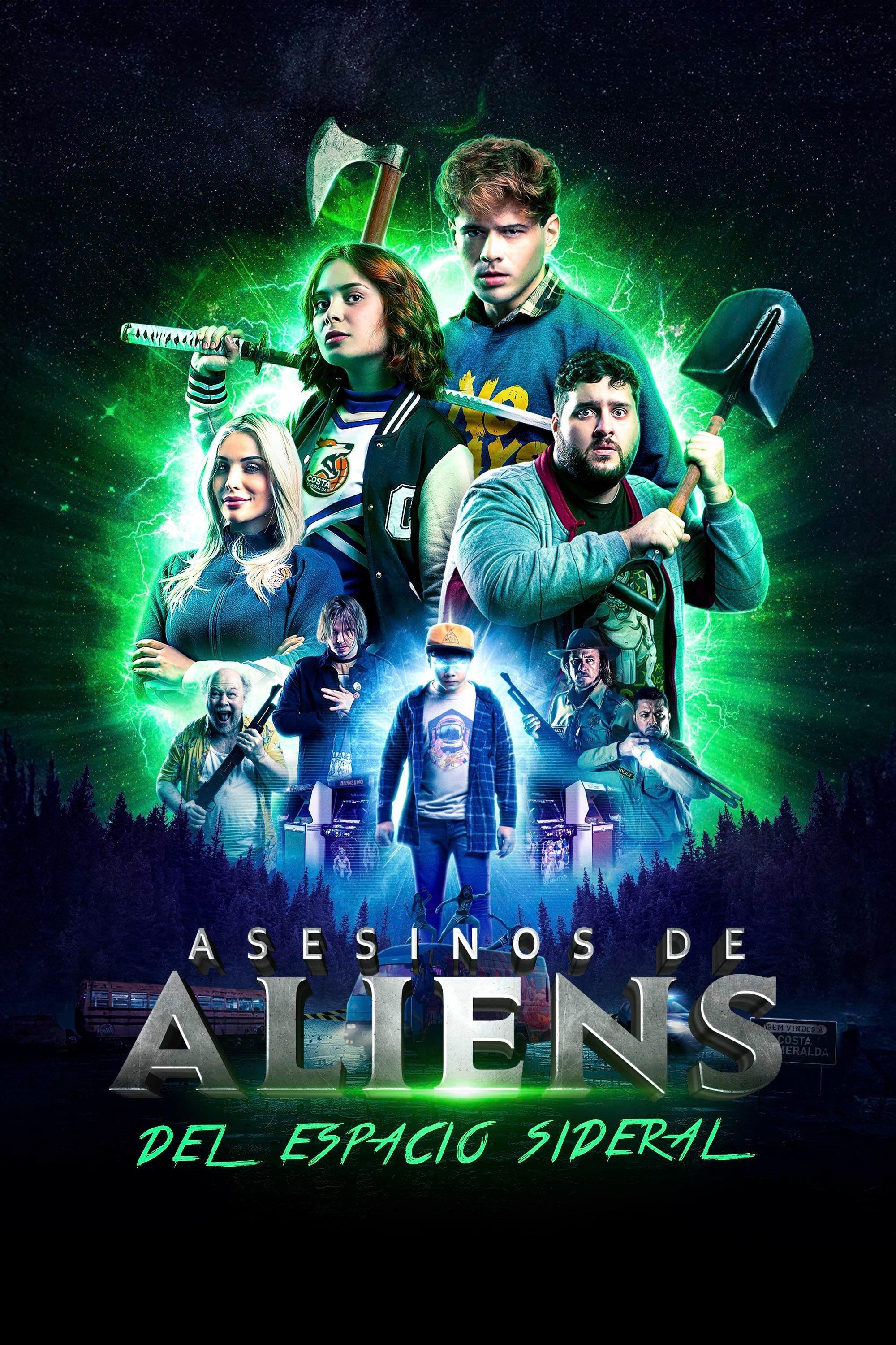 Poster Asesinos de aliens del espacio sideral
