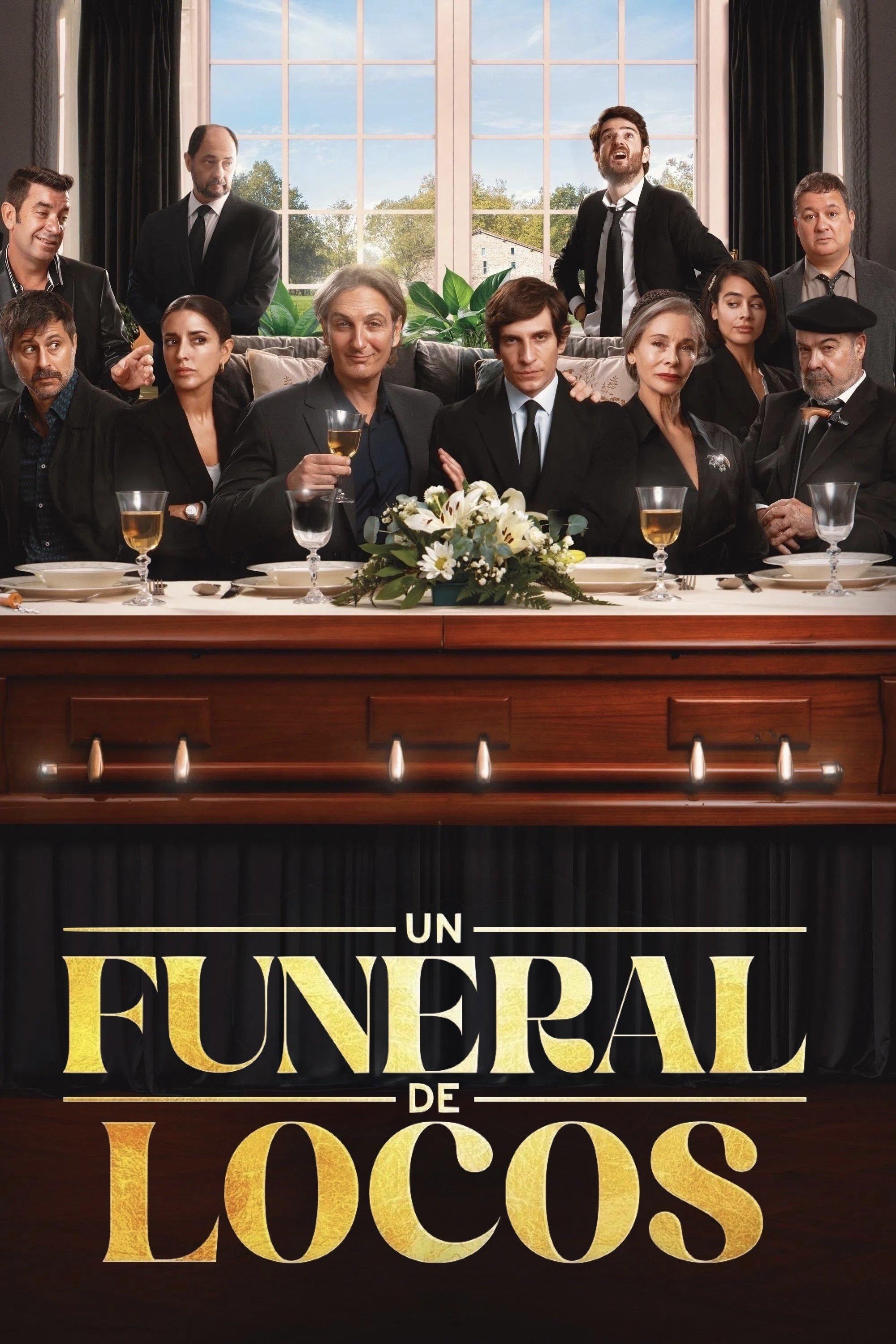 Poster Un funeral de locos