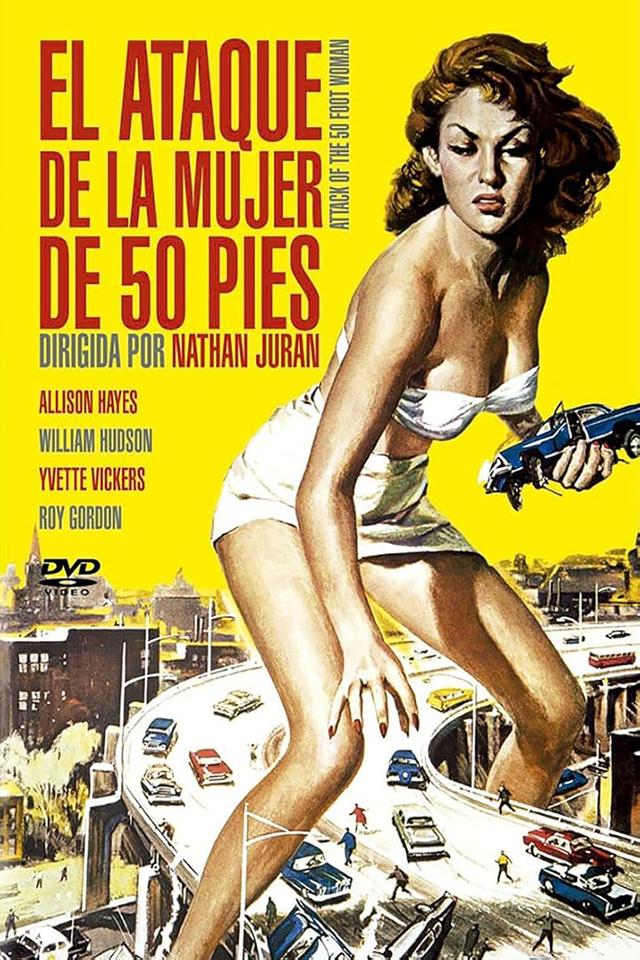 Poster El ataque de la mujer de 50 pies