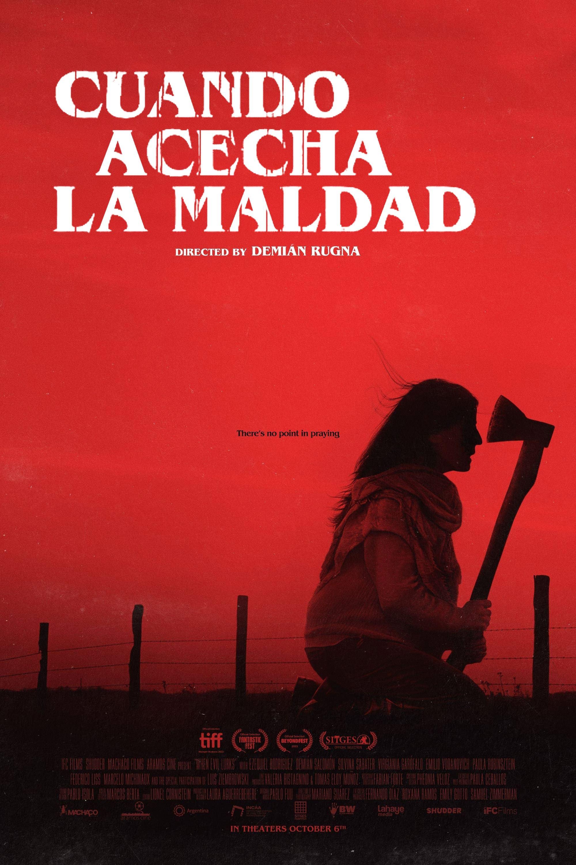 Poster Cuando acecha la maldad