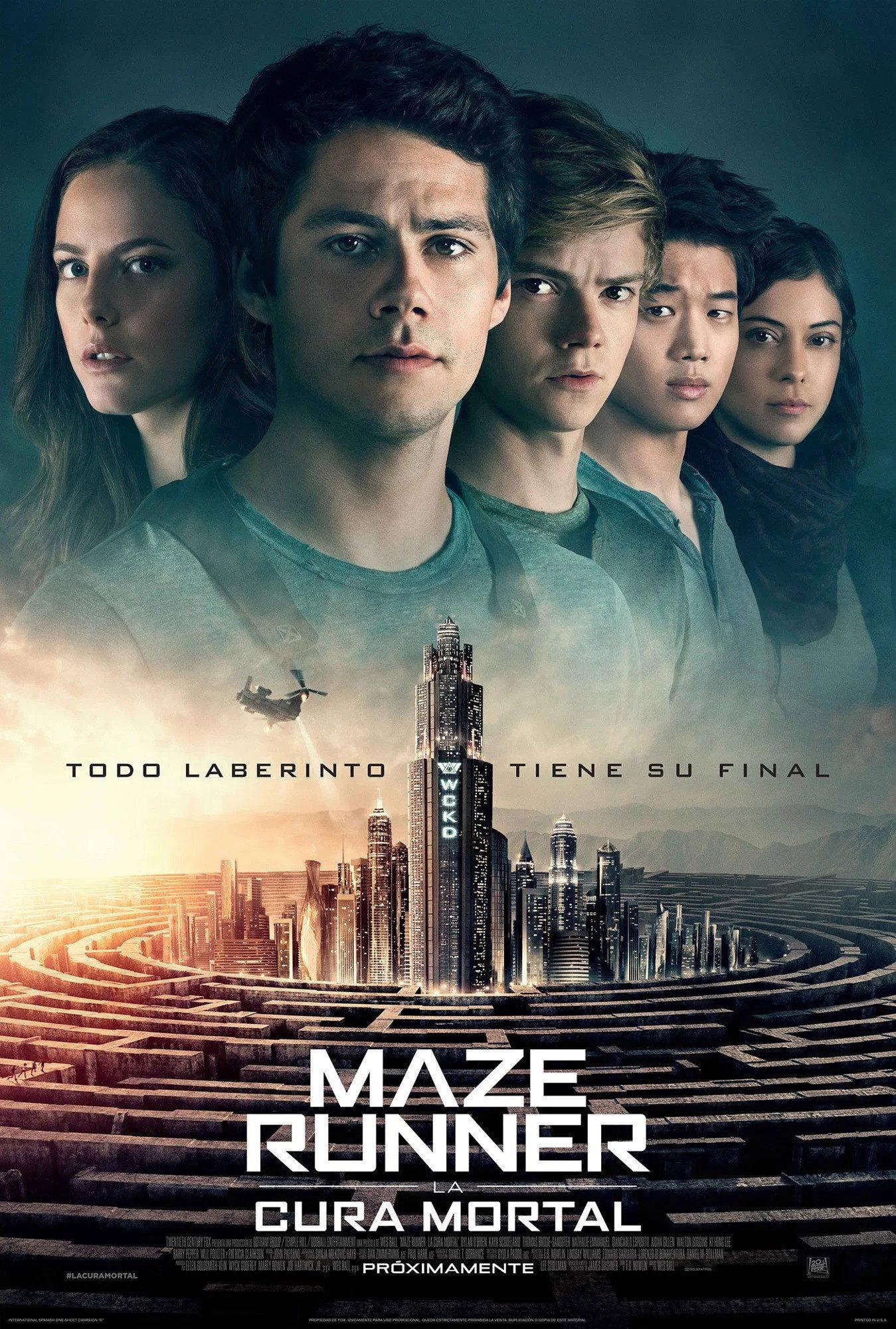 Poster Maze Runner: La cura mortal
