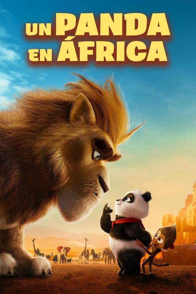 Poster Un panda en África