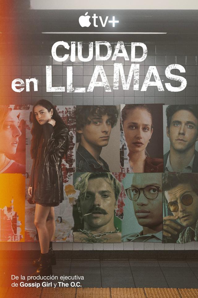 Poster Ciudad en llamas