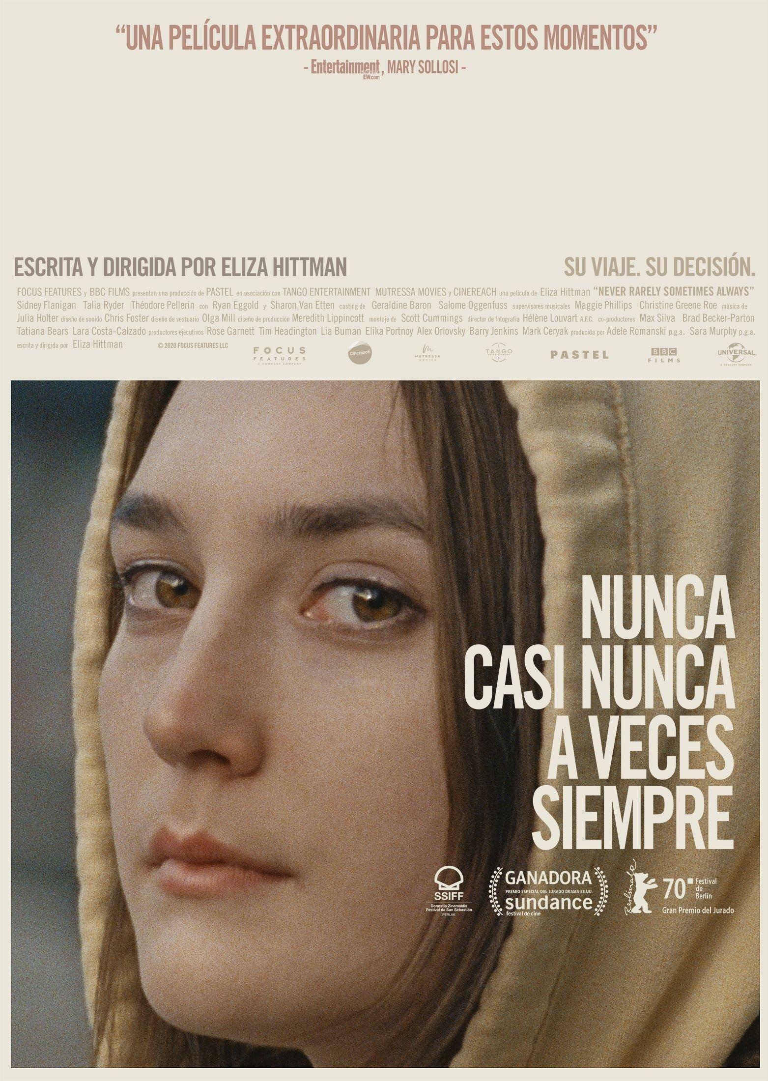 Poster Nunca, rara vez, a veces, siempre