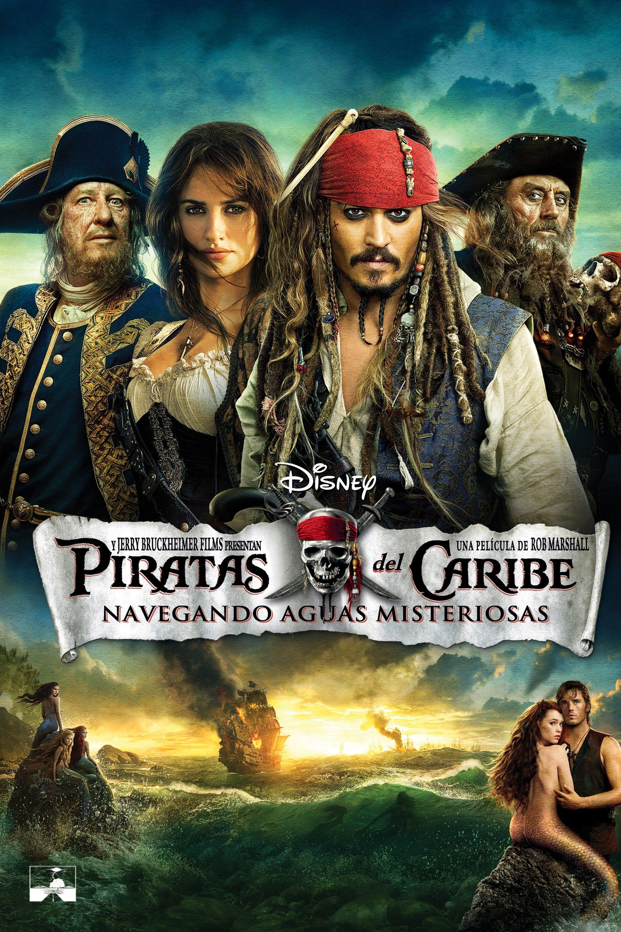 Poster Piratas del Caribe 4: Navegando Aguas Misteriosas