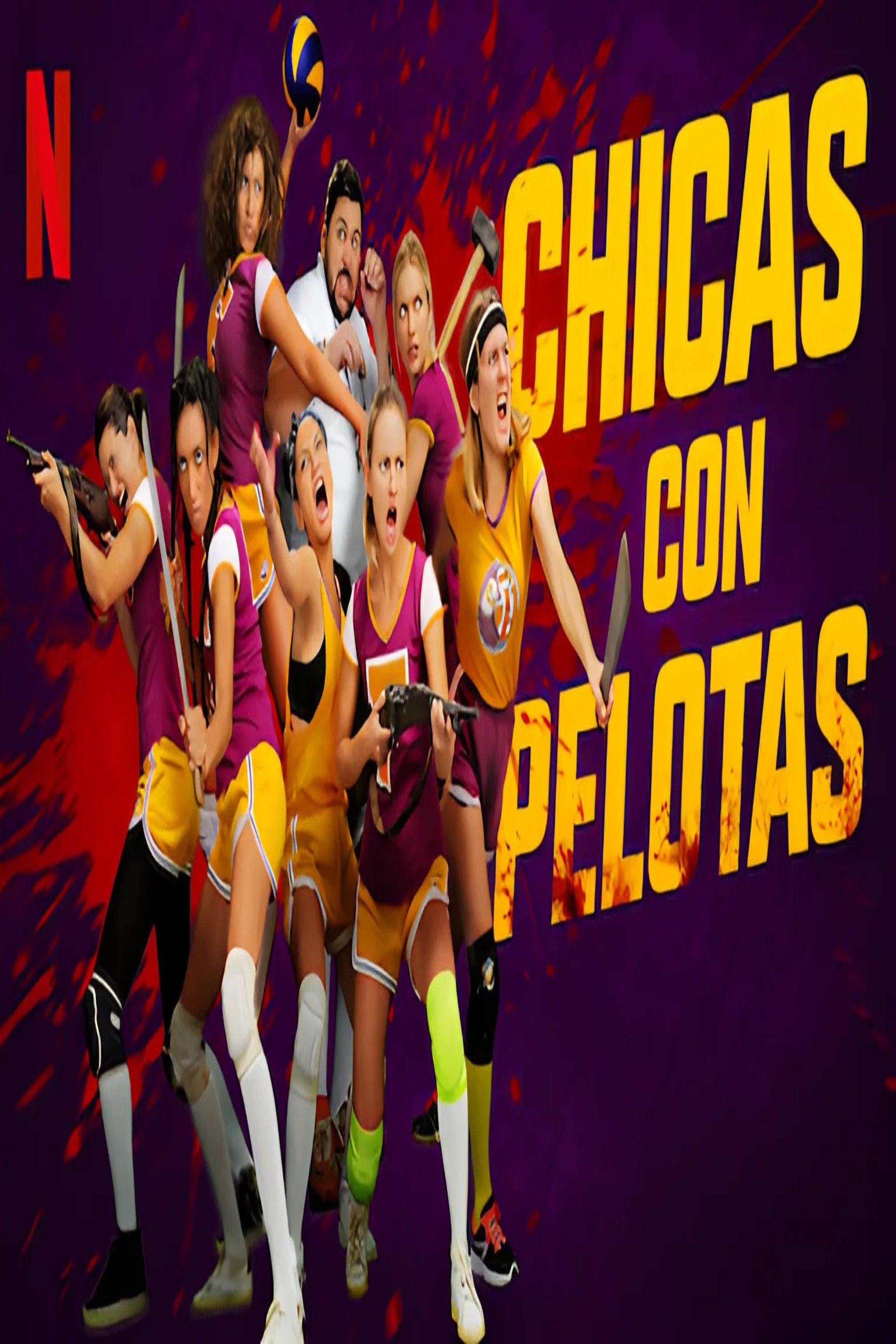 Poster Chicas con pelotas