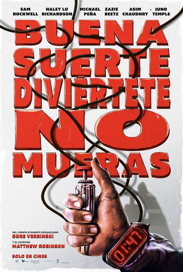 Poster Buena suerte, diviértete, no mueras