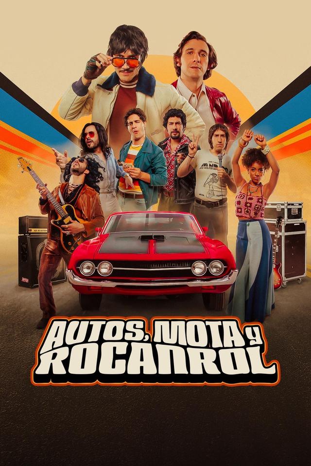 Poster Autos, Mota y Rocanrol