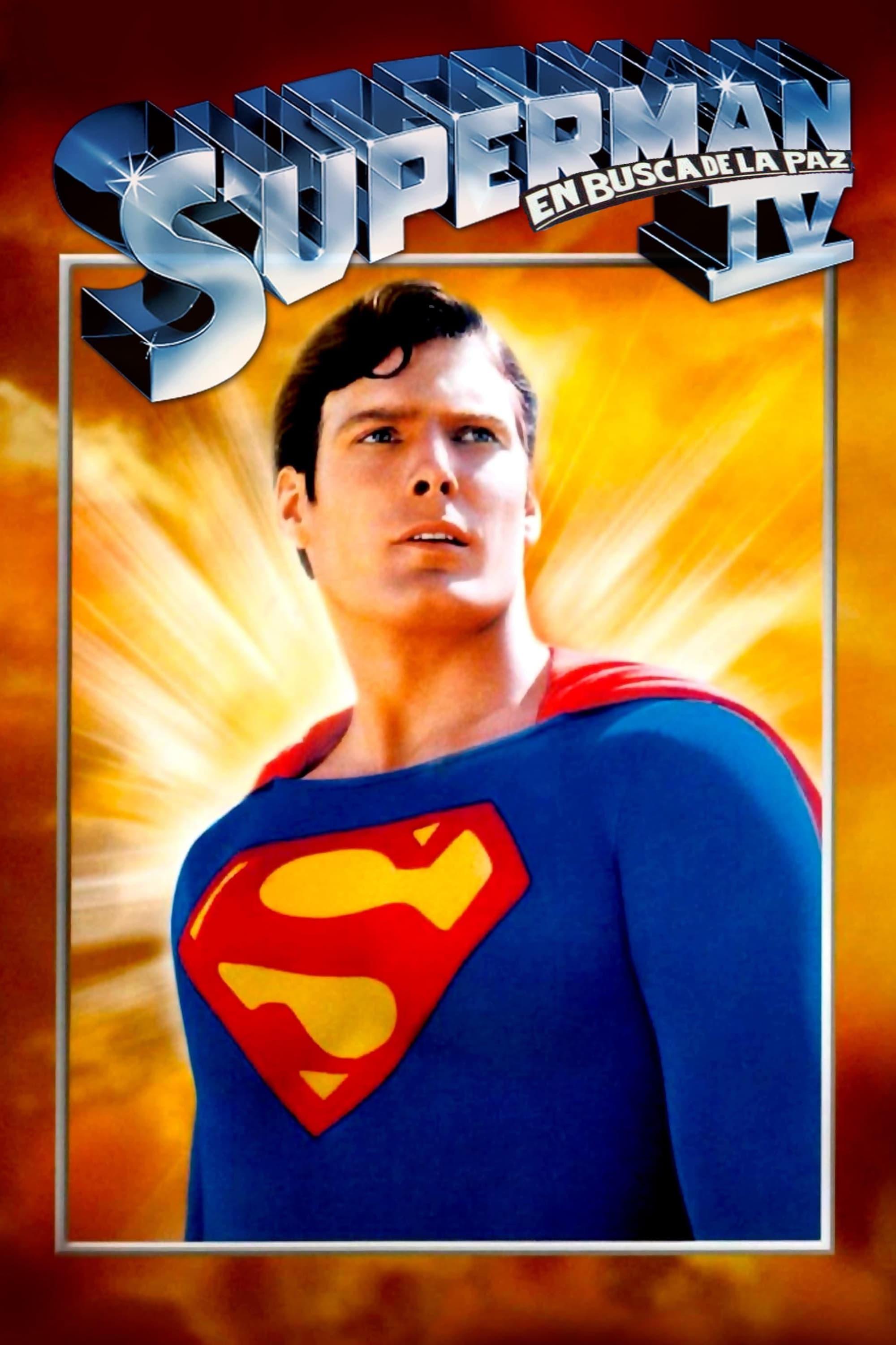 Poster Superman IV: En busca de la paz