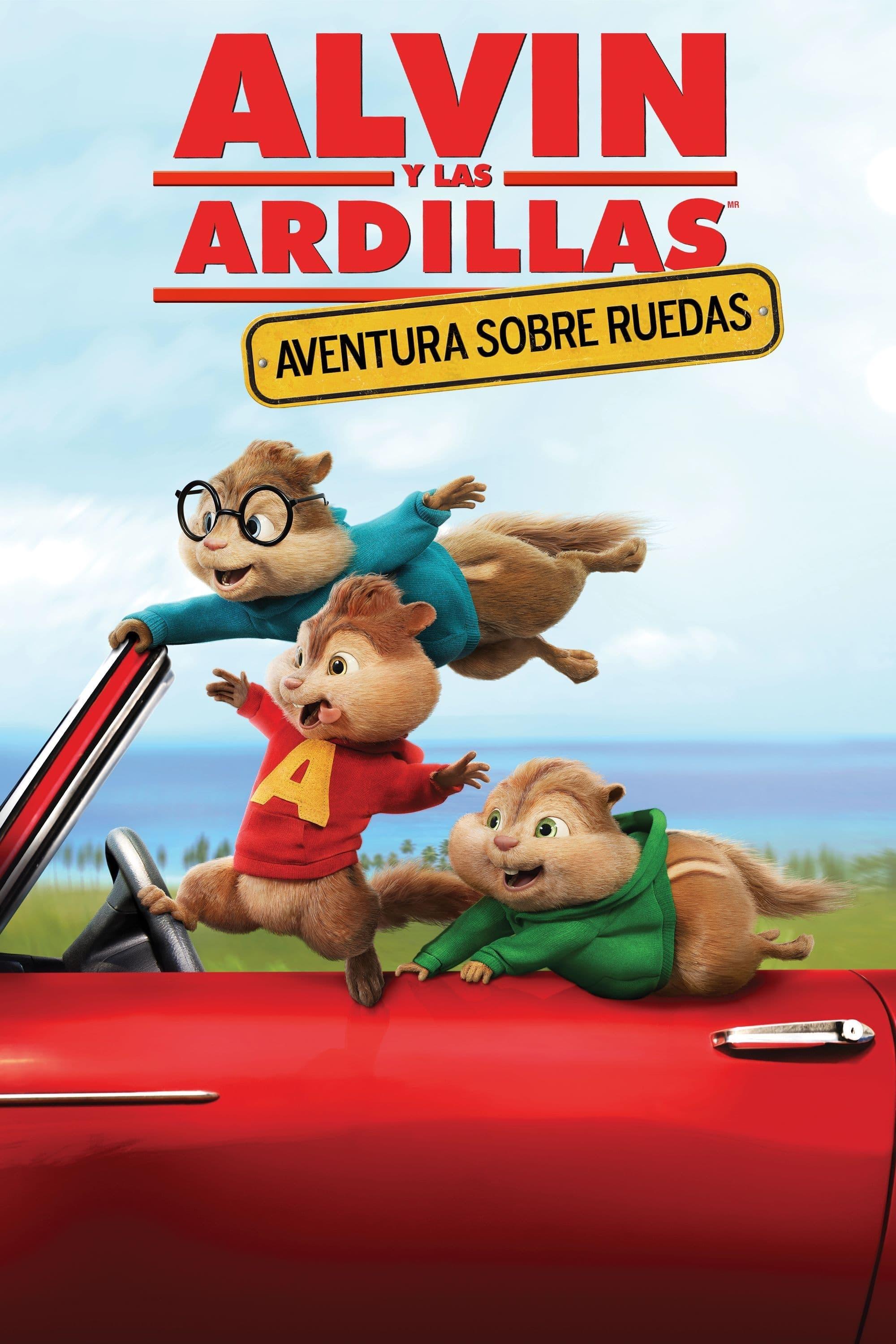 Poster Alvin y las Ardillas: Aventura sobre ruedas