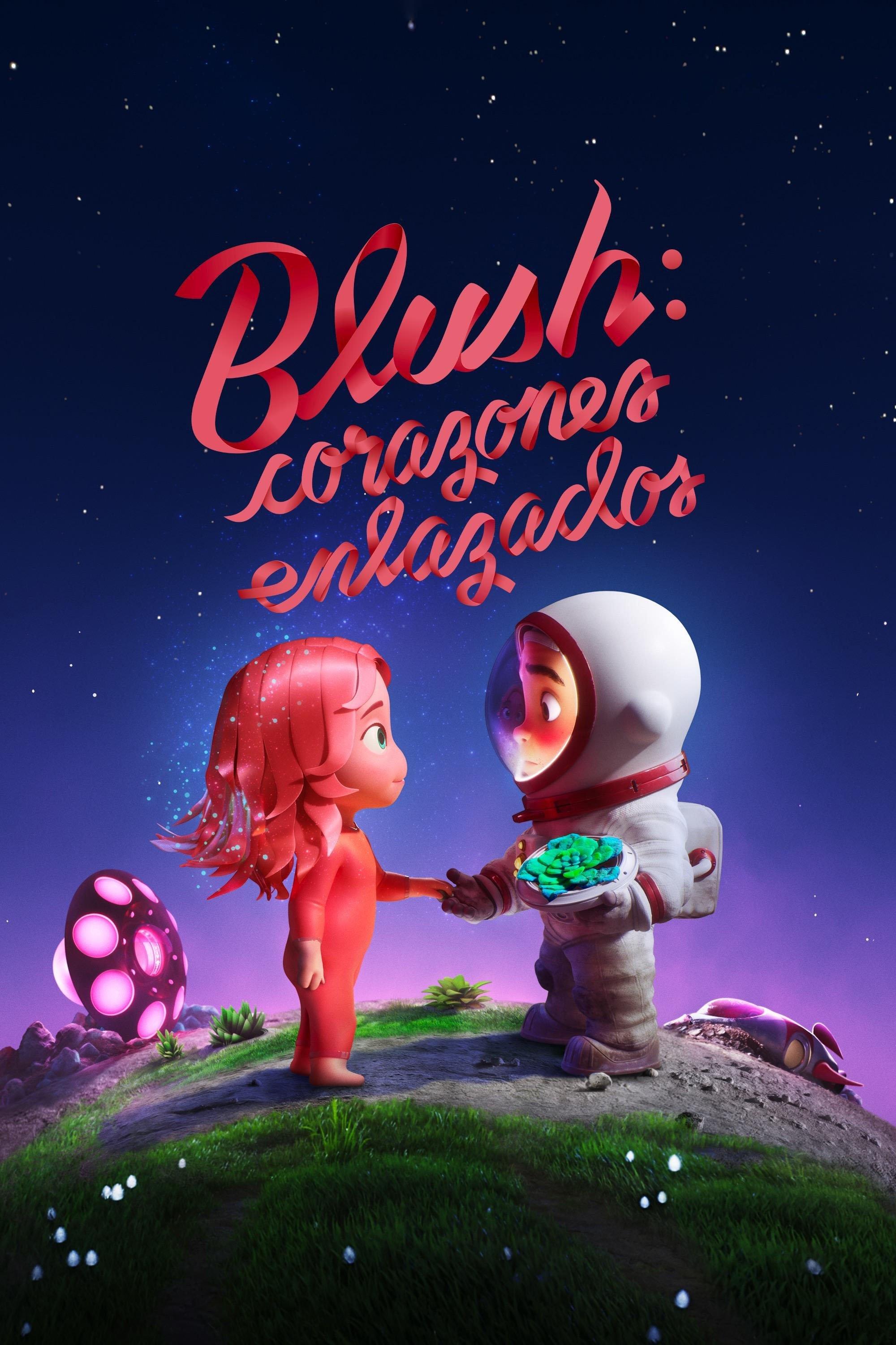 Poster Blush: Corazones enlazados