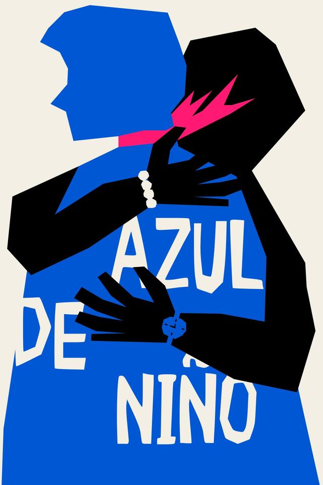 Poster Azul de niño