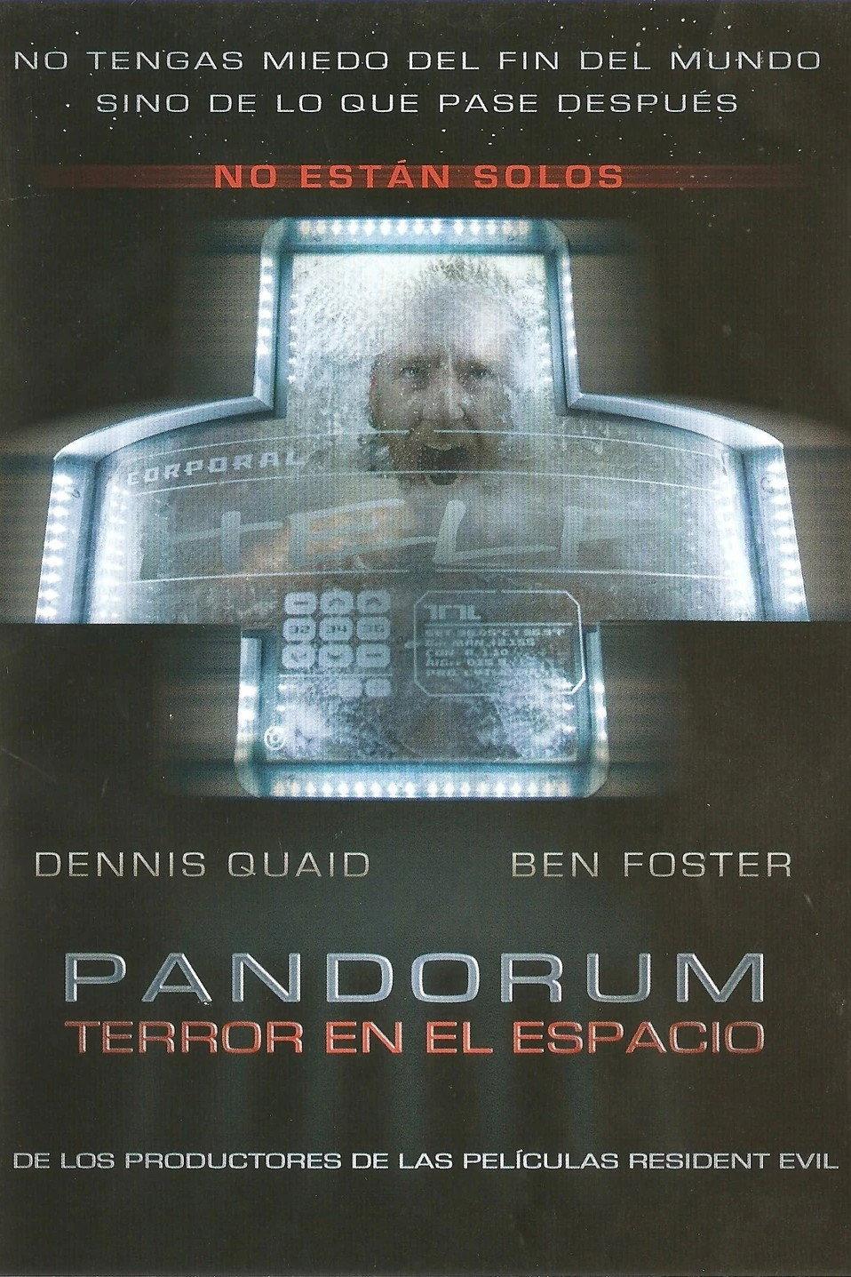 Poster Pandorum: Terror en el espacio