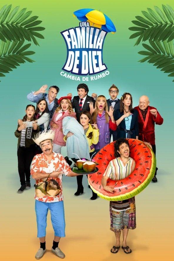 Poster Una Familia de Diez