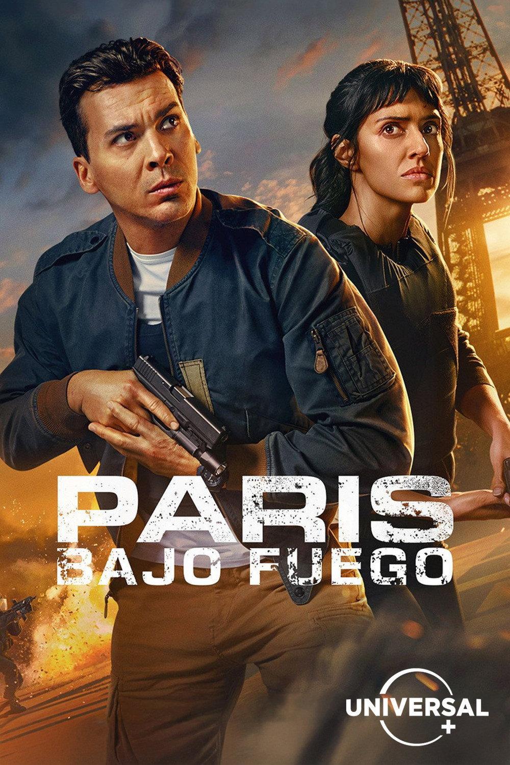 Poster París bajo fuego