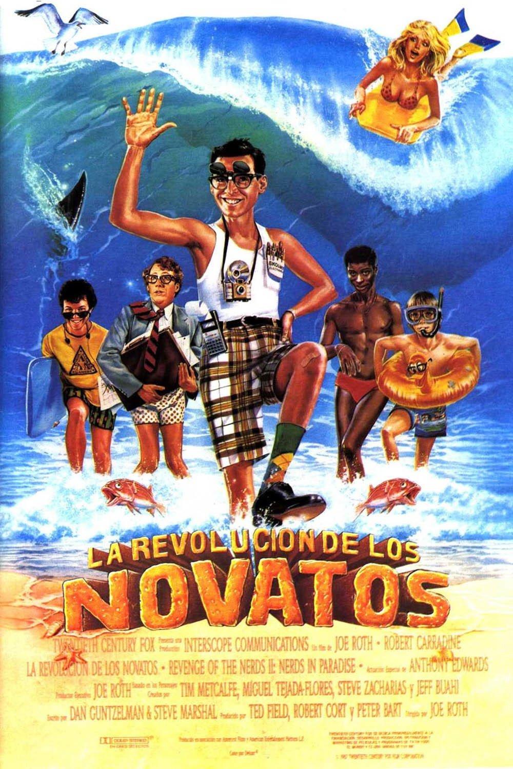 Poster La venganza de los nerds II: Los nerds en el paraíso