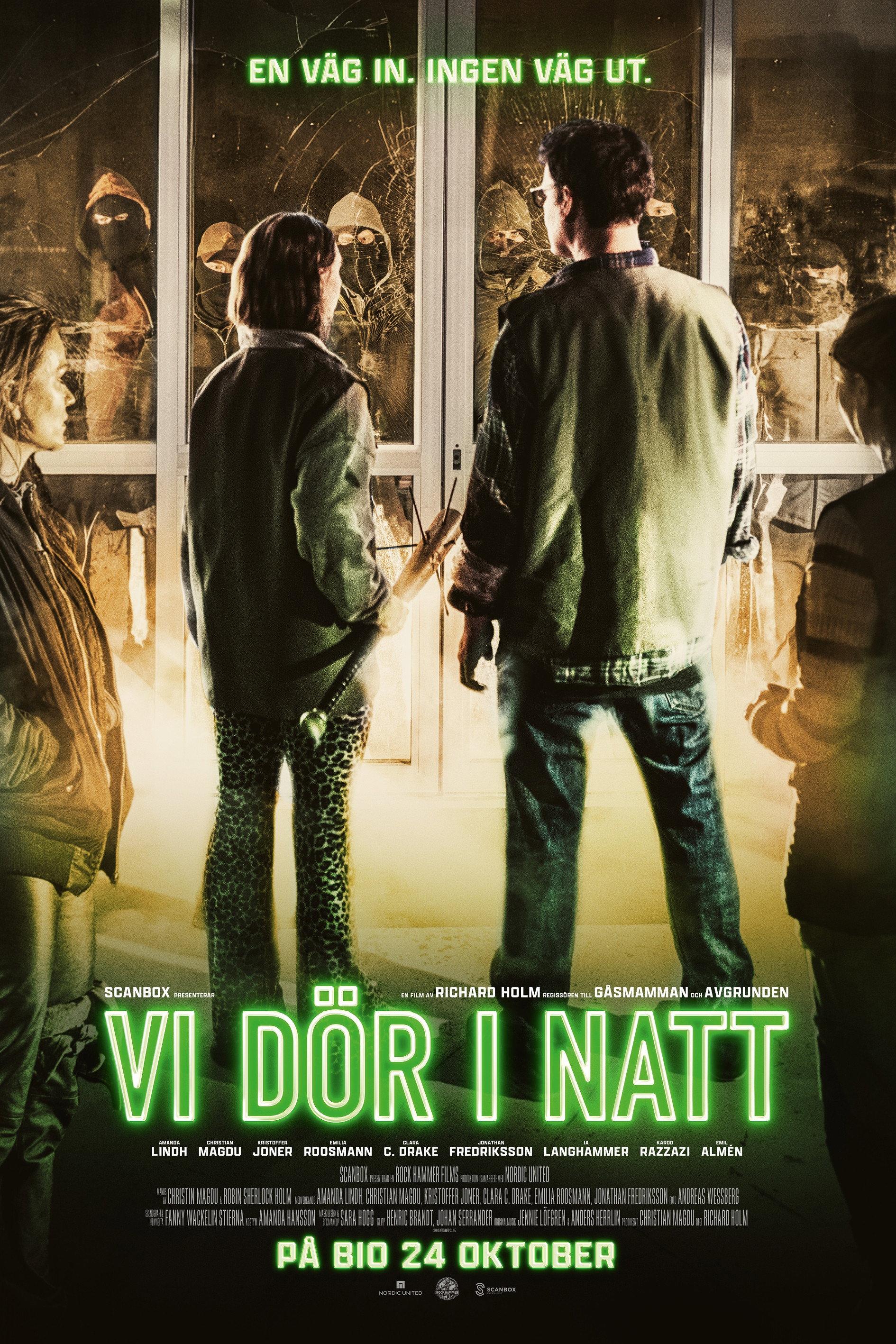 Poster Vi dör i natt