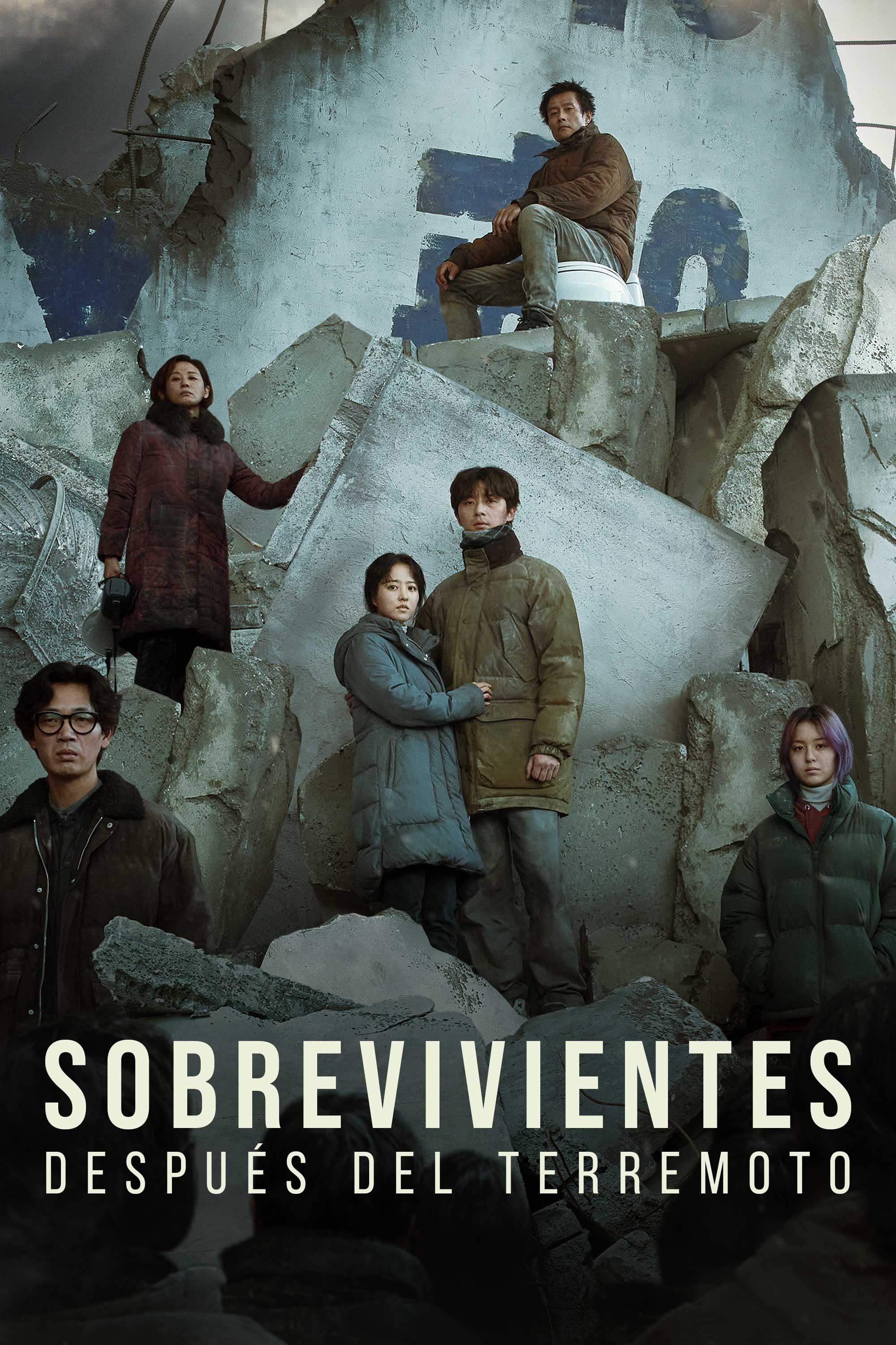 Poster Sobrevivientes después del terremoto