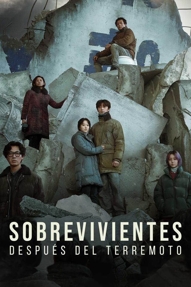 Poster Sobrevivientes después del terremoto
