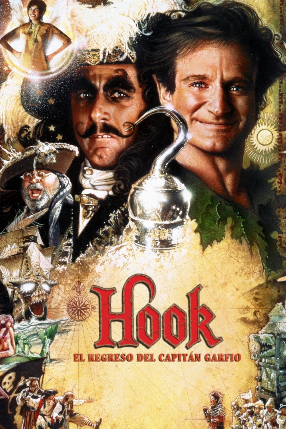 Poster Hook: El Regreso del Capitán Garfio
