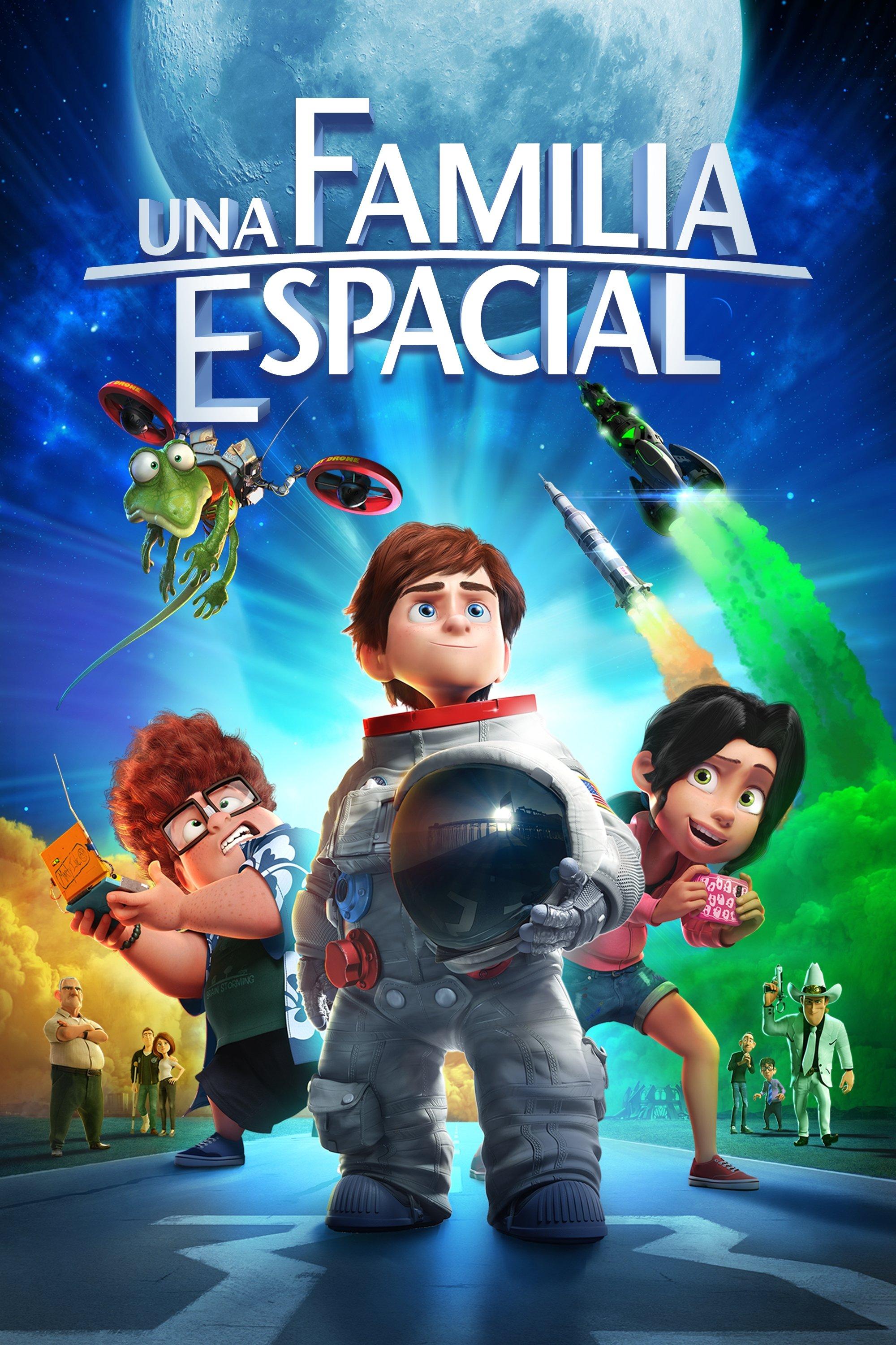 Poster Una familia espacial
