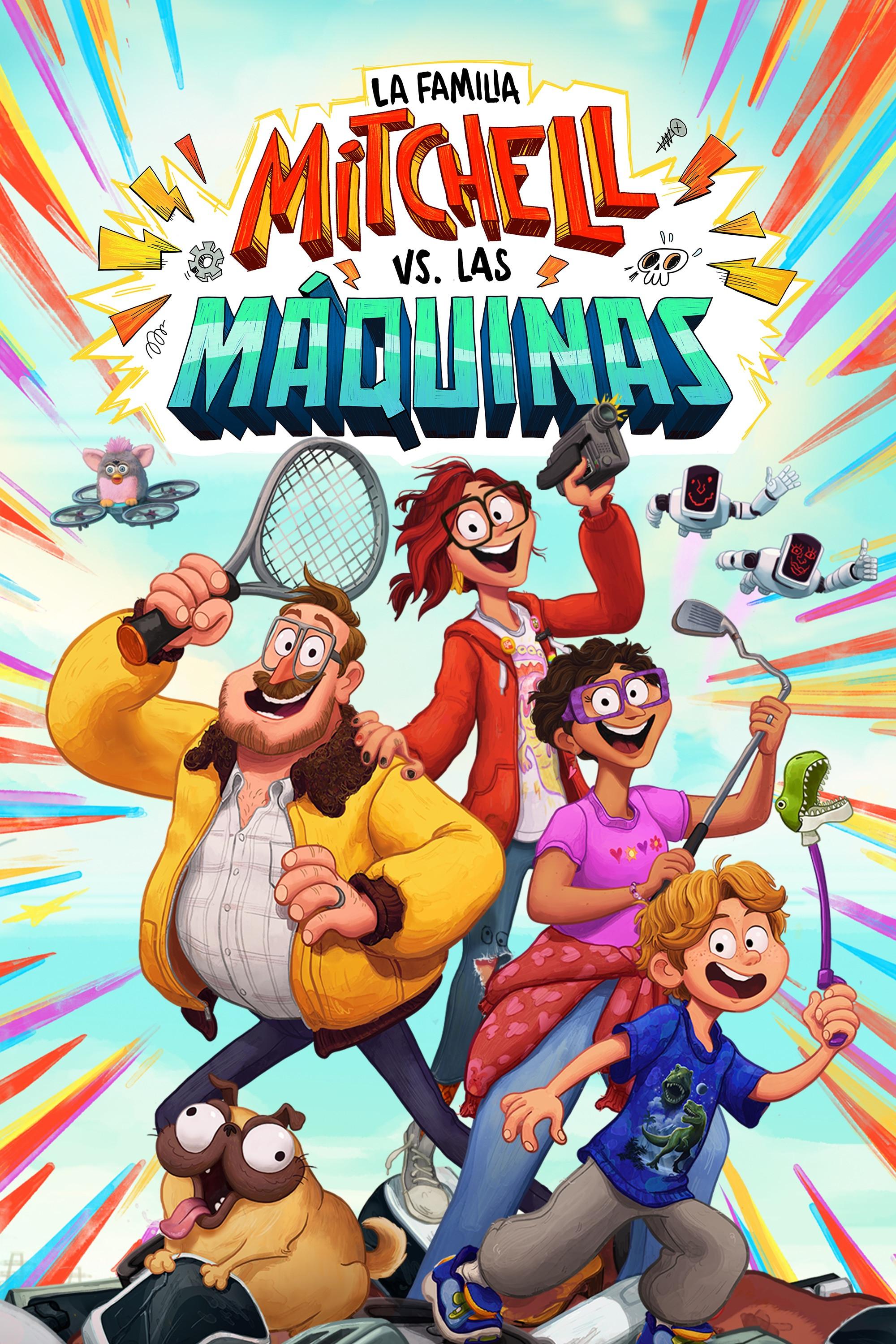 Poster La familia Mitchell vs. las máquinas