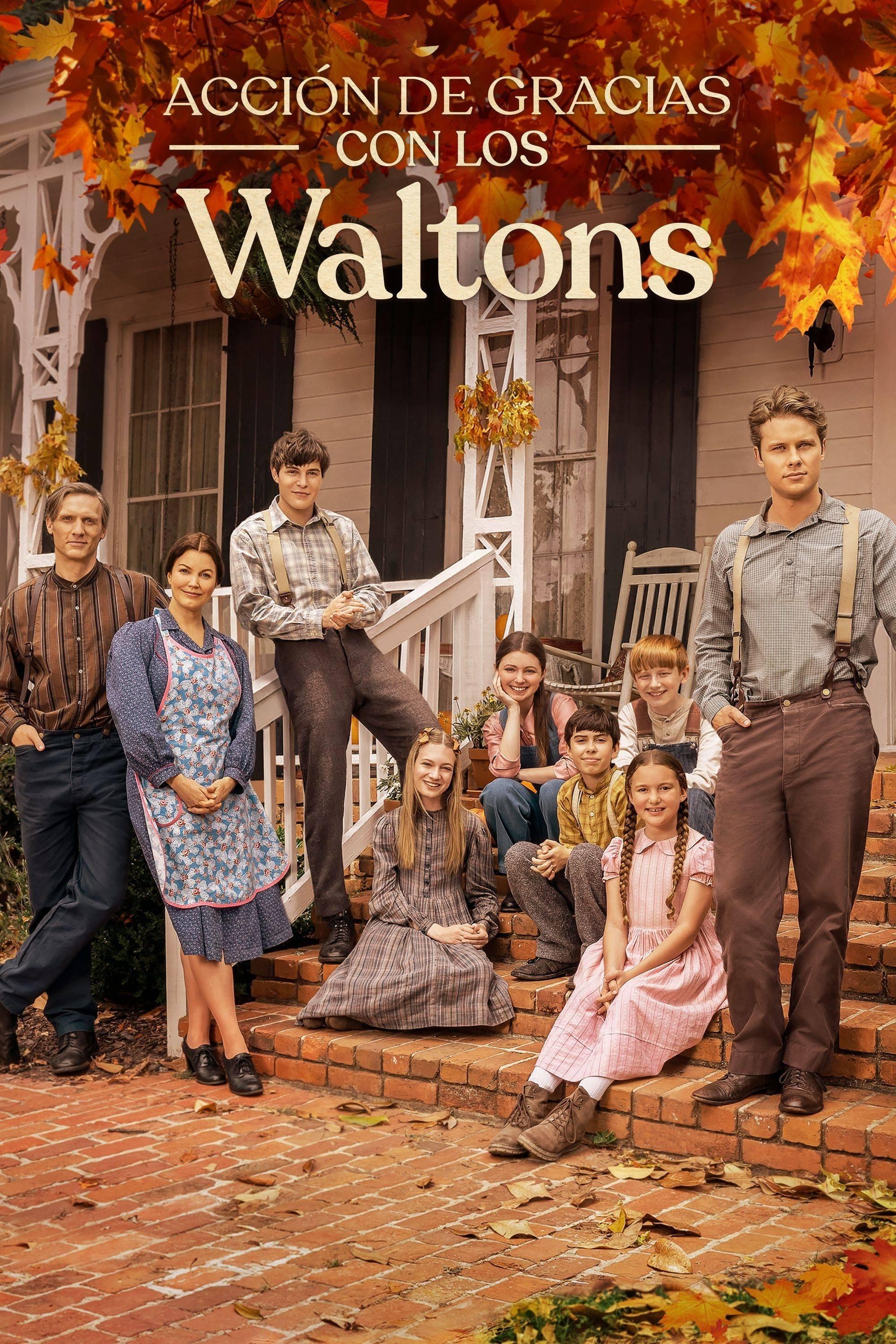 Poster Accion de gracias con los Waltons