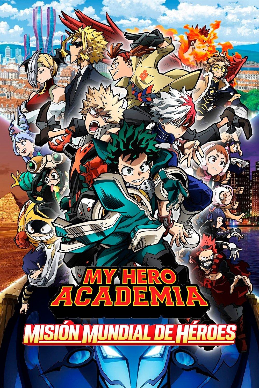 Poster Boku no Hero Academia: Misión Mundial de Héroes
