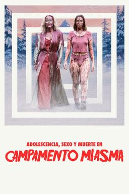 Poster Adolescencia, Sexo y Muerte en Campamento Miasma