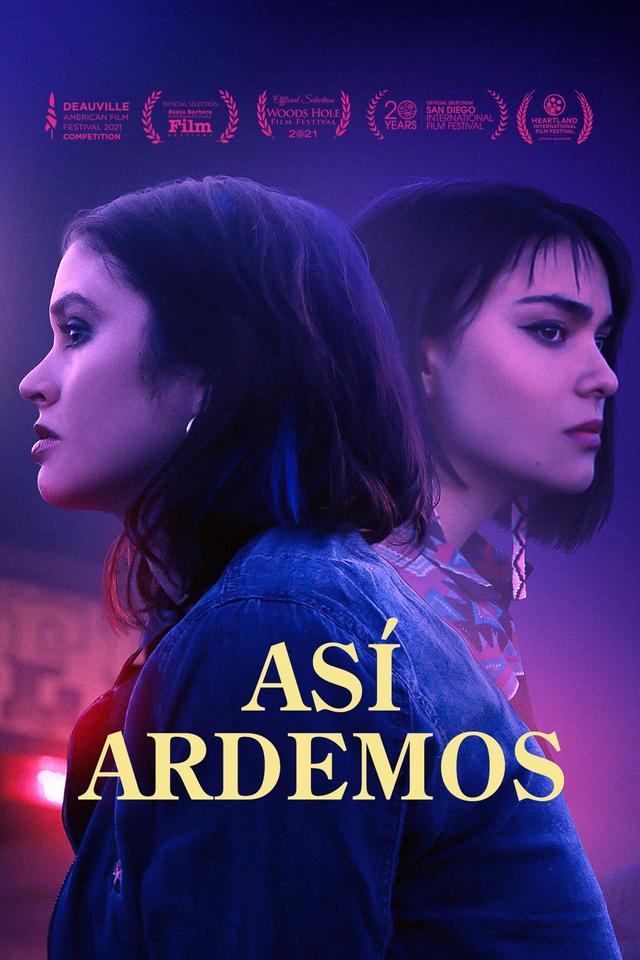 Poster Así ardemos