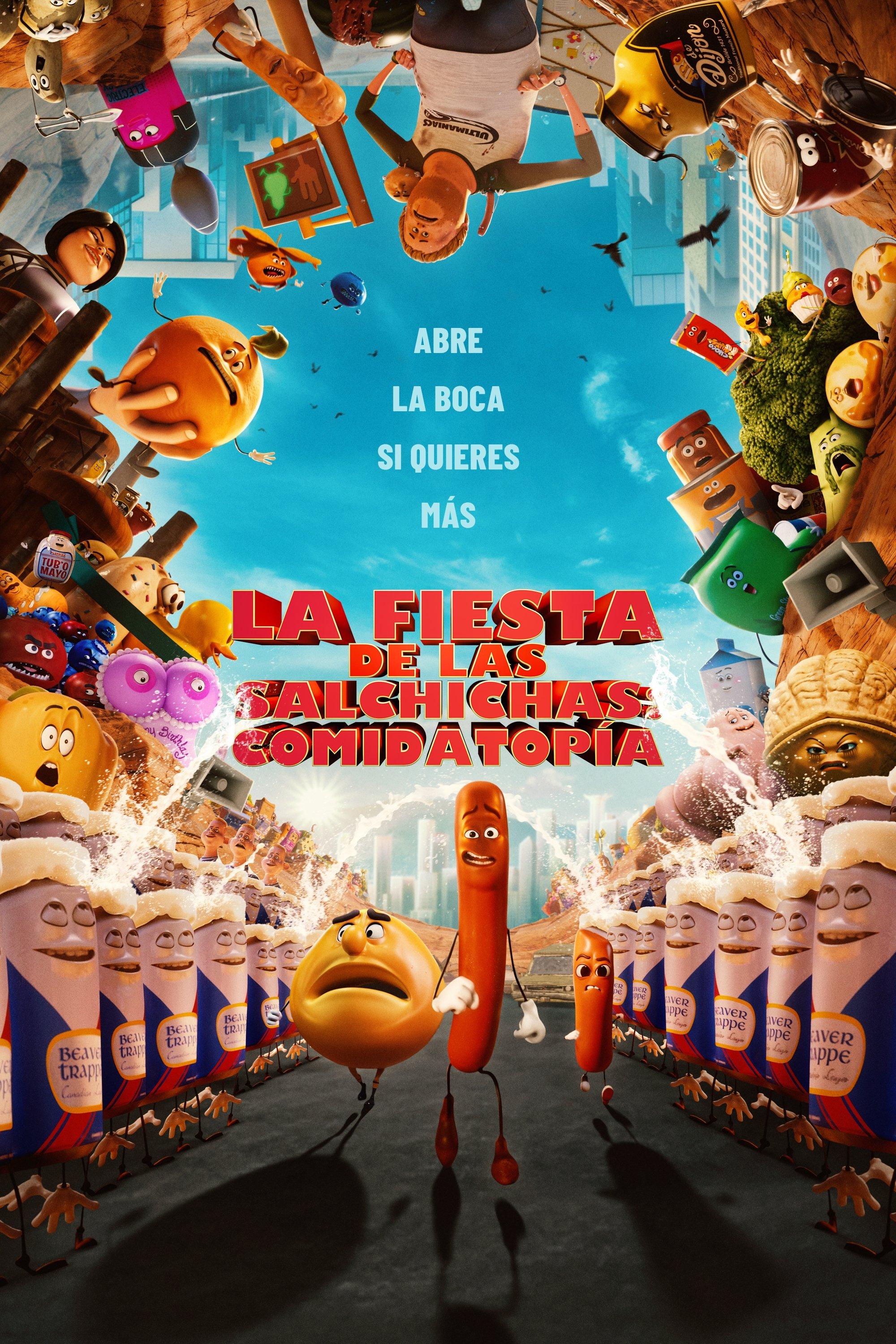 Poster La fiesta de las salchichas: Comidatopía