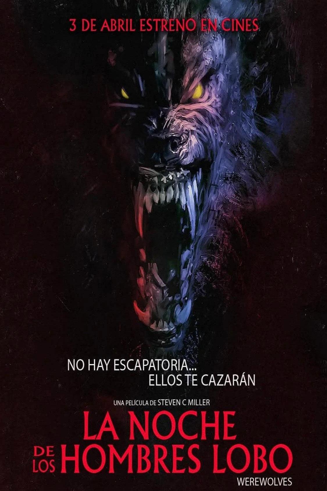 Poster La noche de los hombres lobo