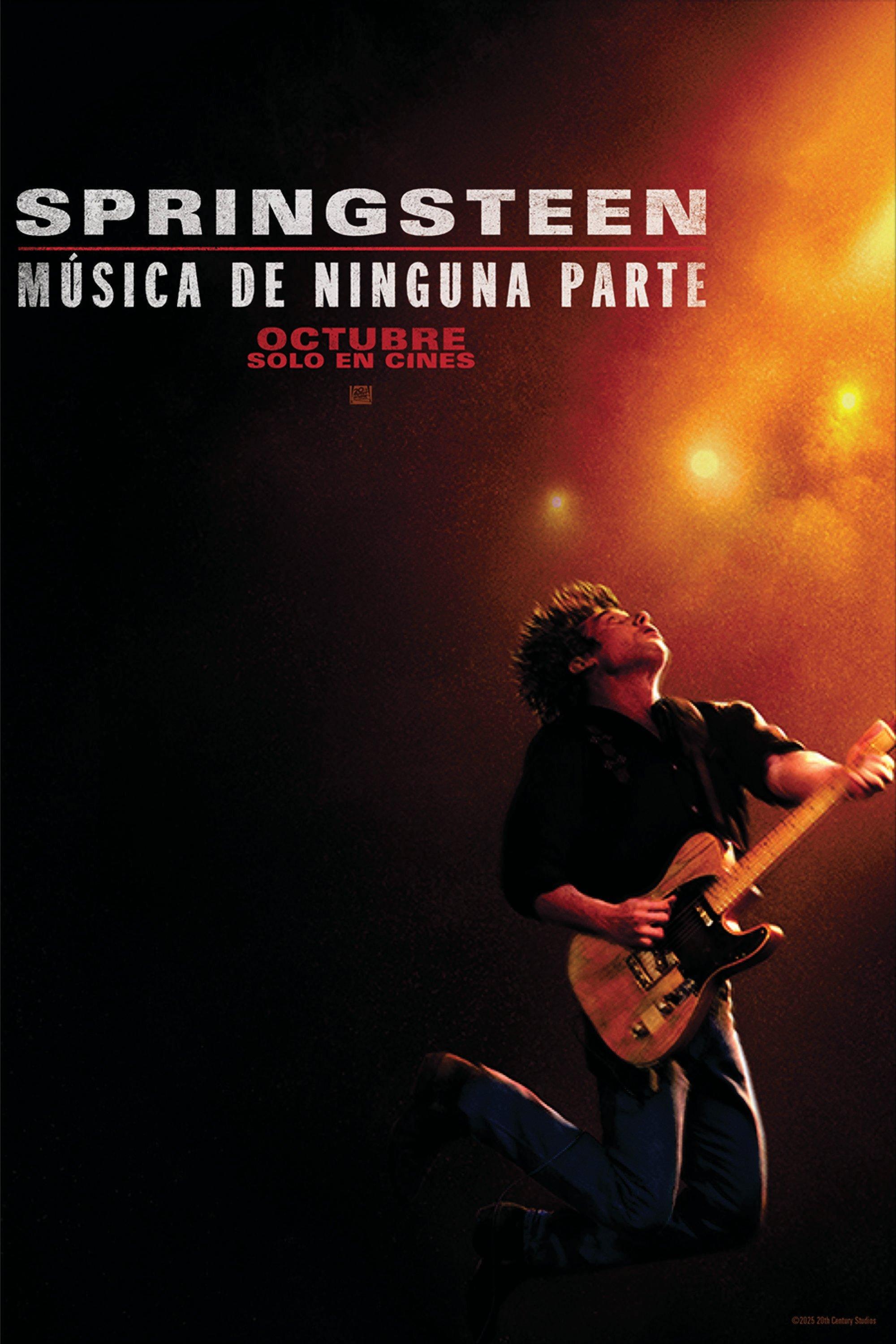 Poster Springsteen: Música de ninguna parte