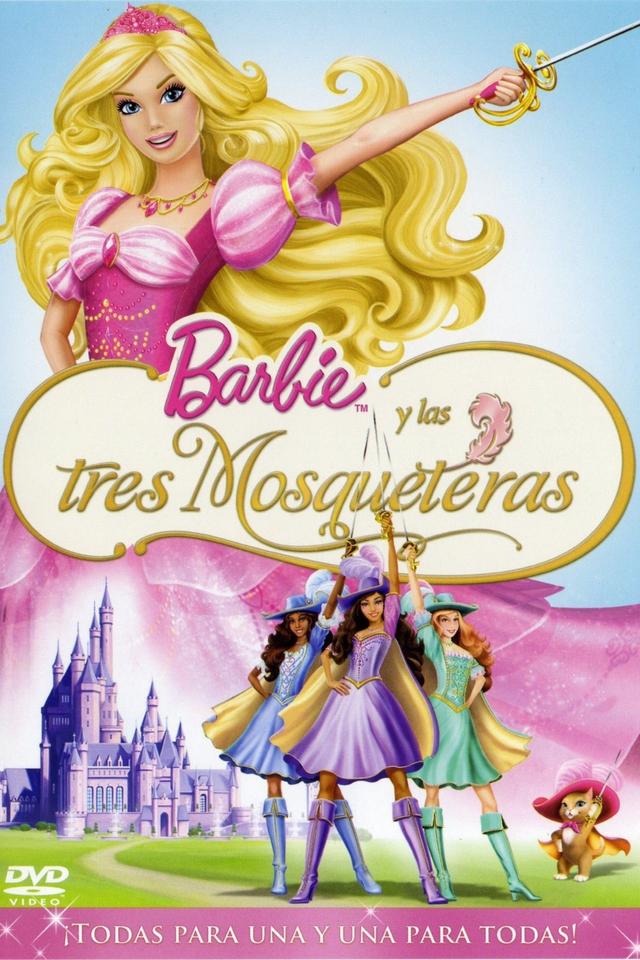 Poster Barbie y las tres mosqueteras