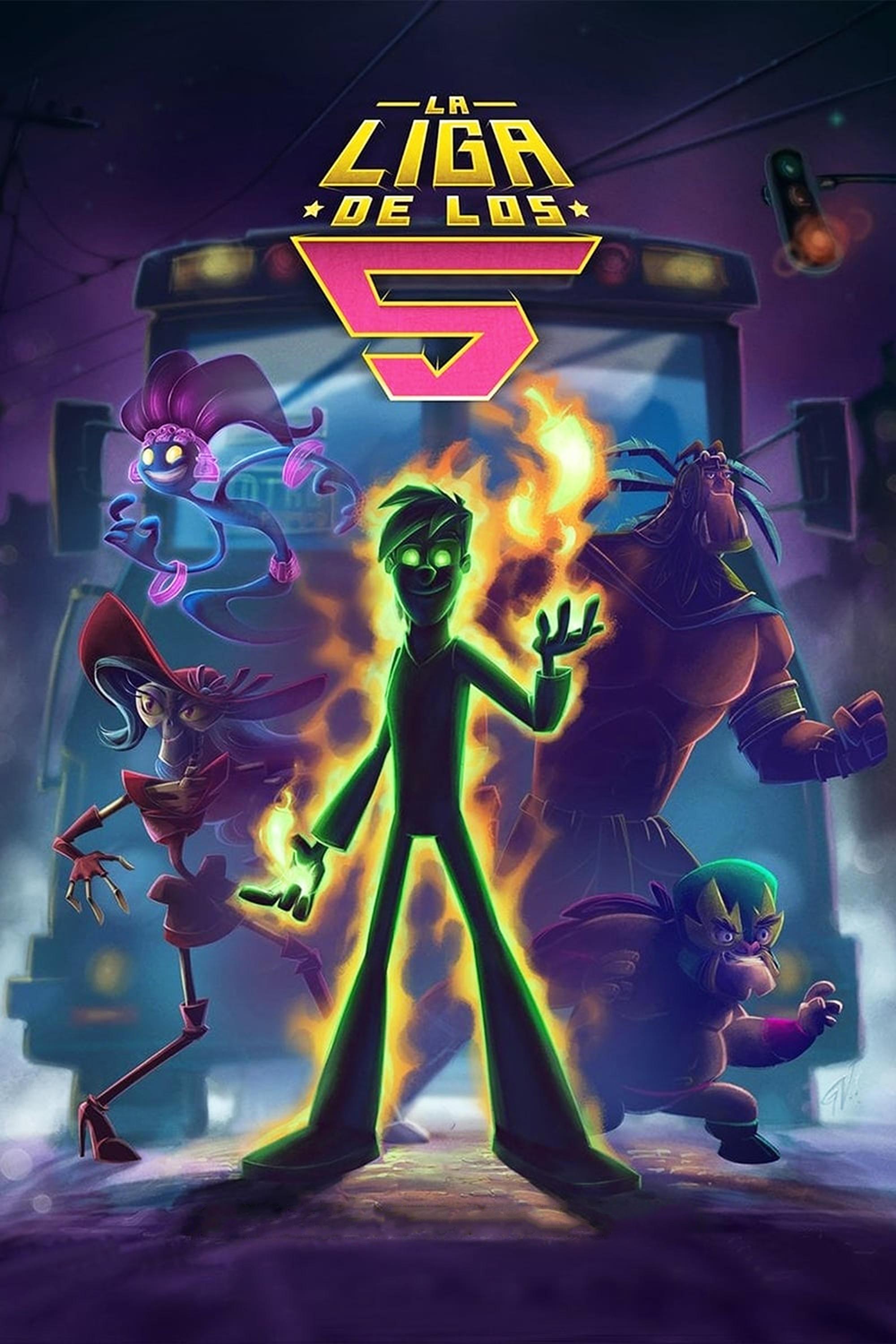 Poster La liga de los 5