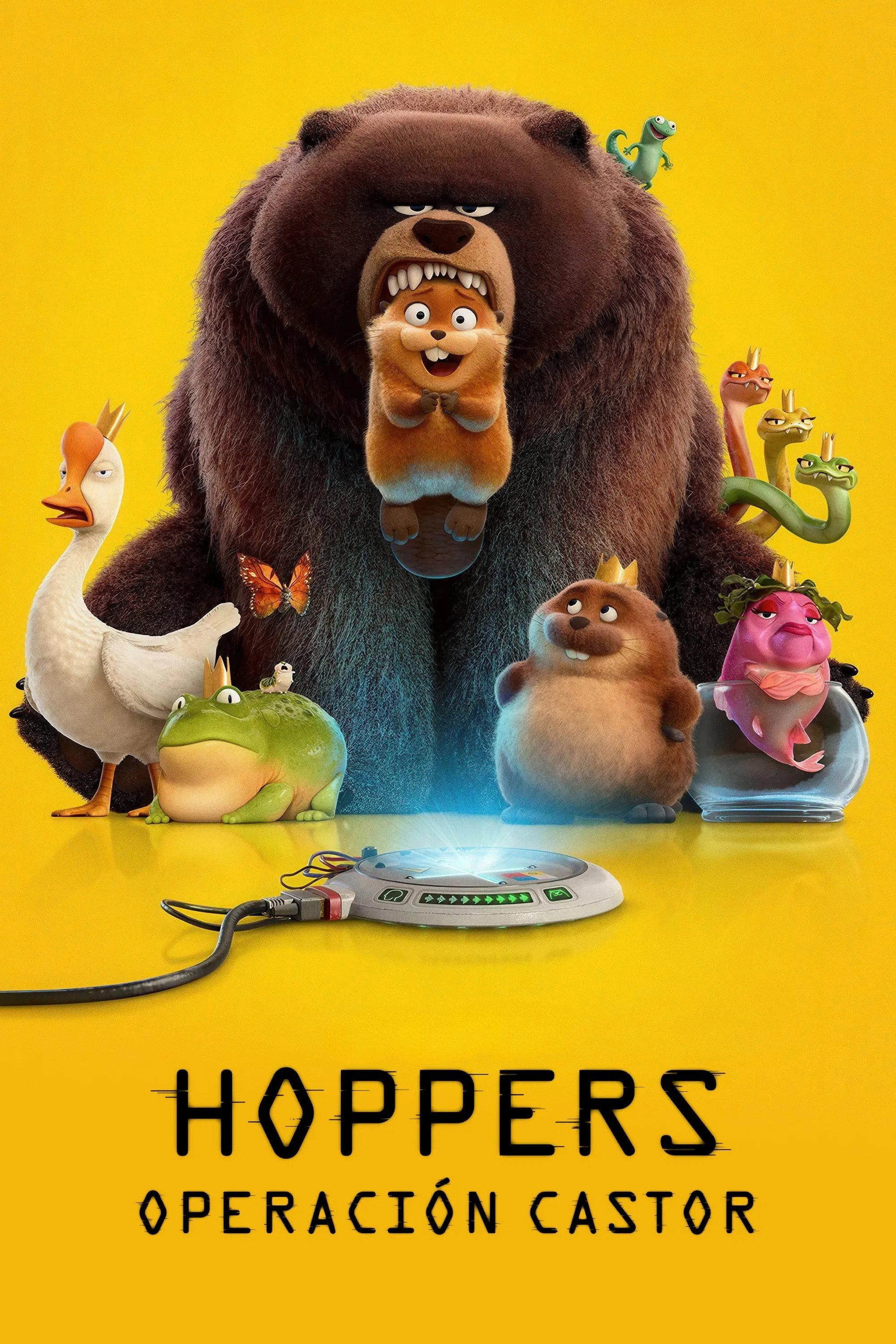 Poster Hoppers: Operación castor