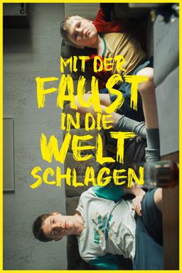 Poster Mit der Faust in die Welt schlagen