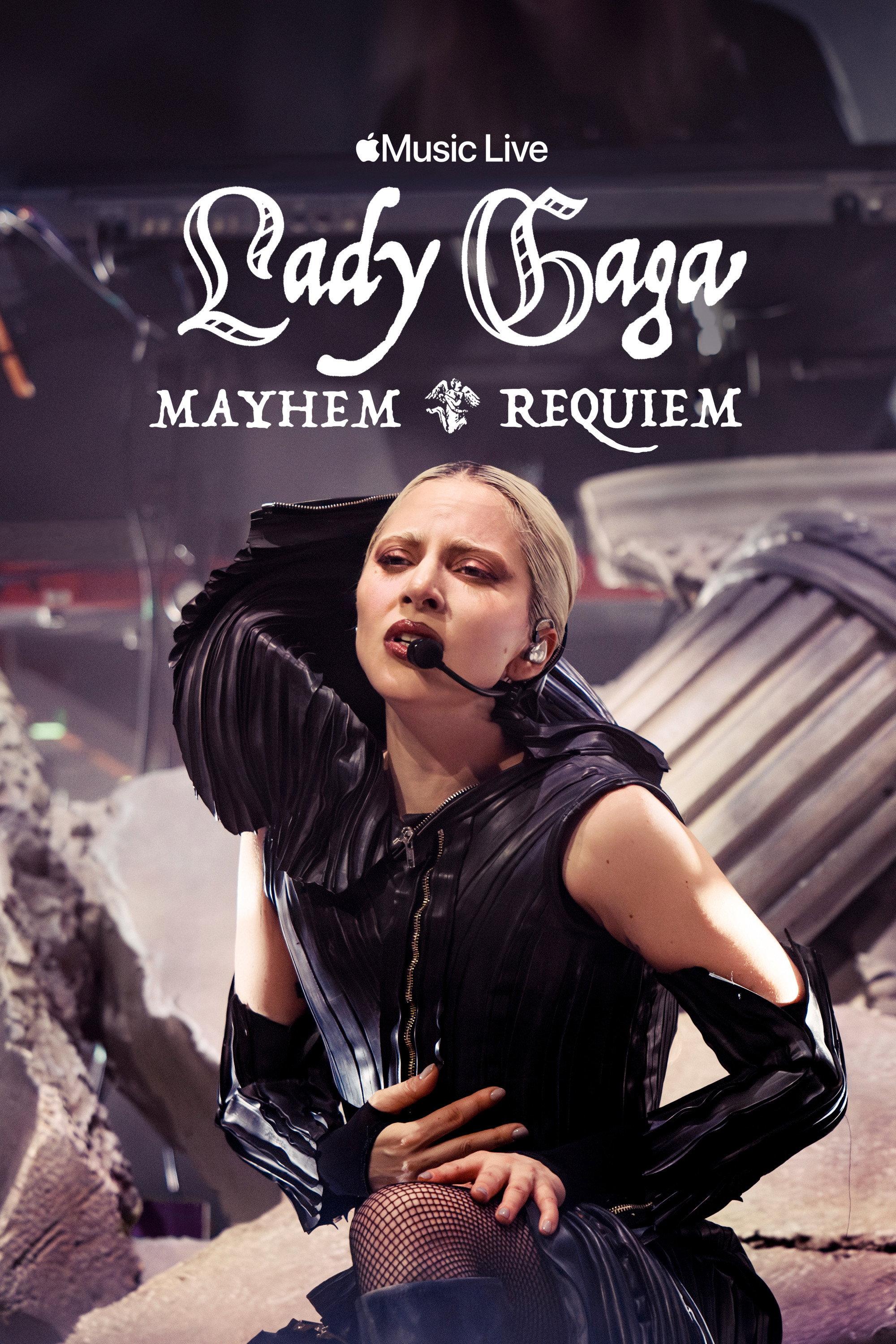Poster Apple Music Live: Lady Gaga MAYHEM Requiem