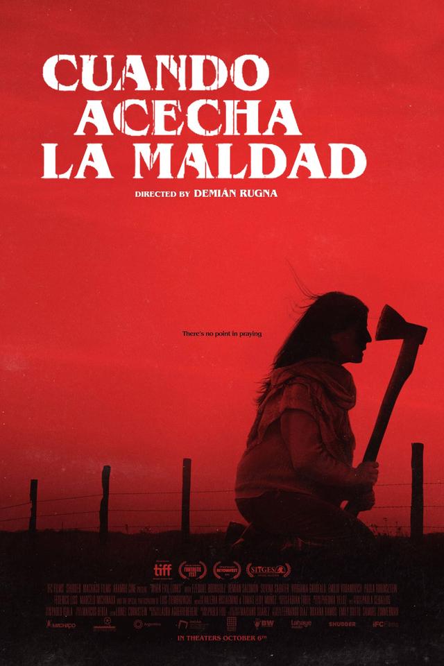 Poster Cuando acecha la maldad