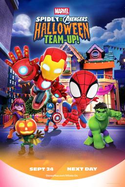 Poster Spidey and the Avengers: Halloween Team-Up!