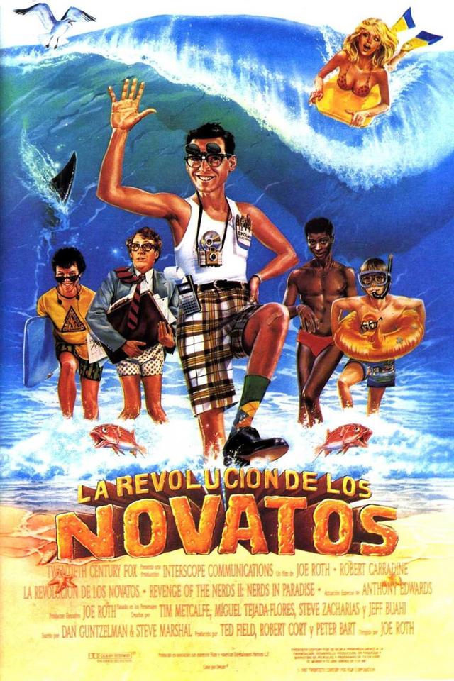 Poster La venganza de los nerds II: Los nerds en el paraíso