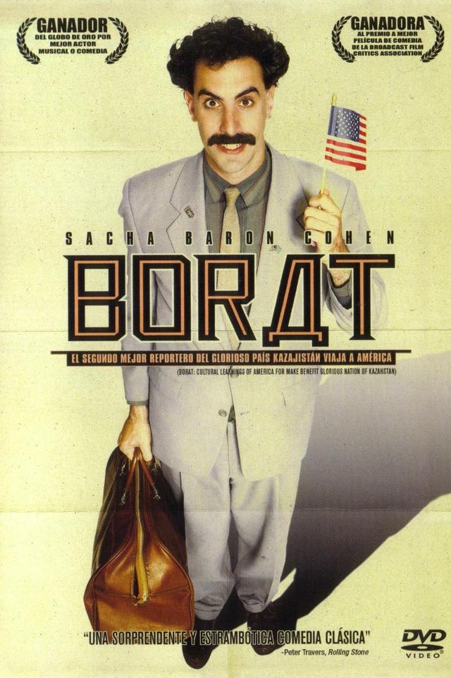 Poster Borat: Lecciones culturales de Estados Unidos para beneficio de la gloriosa nación de Kazajistán